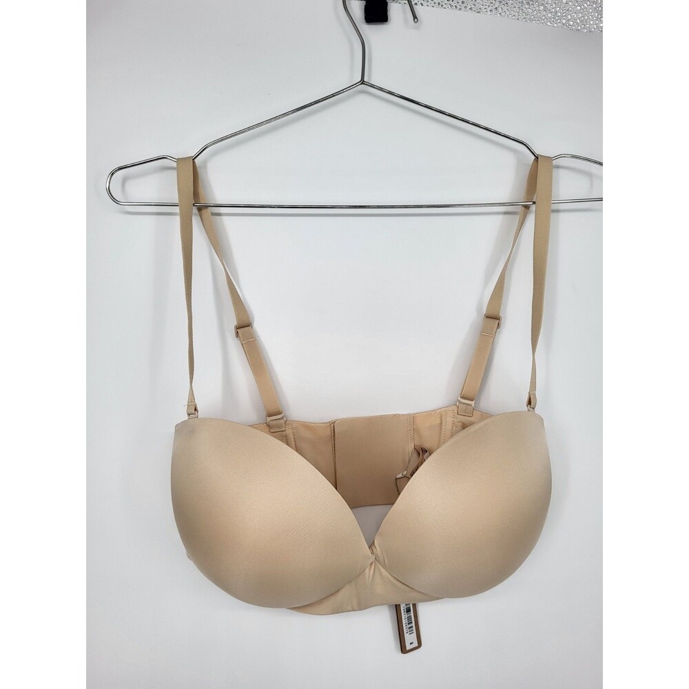 Skims 34DD Sand Beige Ultimate Push Up Strapless Bra BA-BAN-9056 NWT